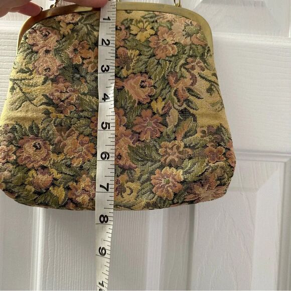 Vintage | Floral Tapestry Handbag - Picture 7 of 9